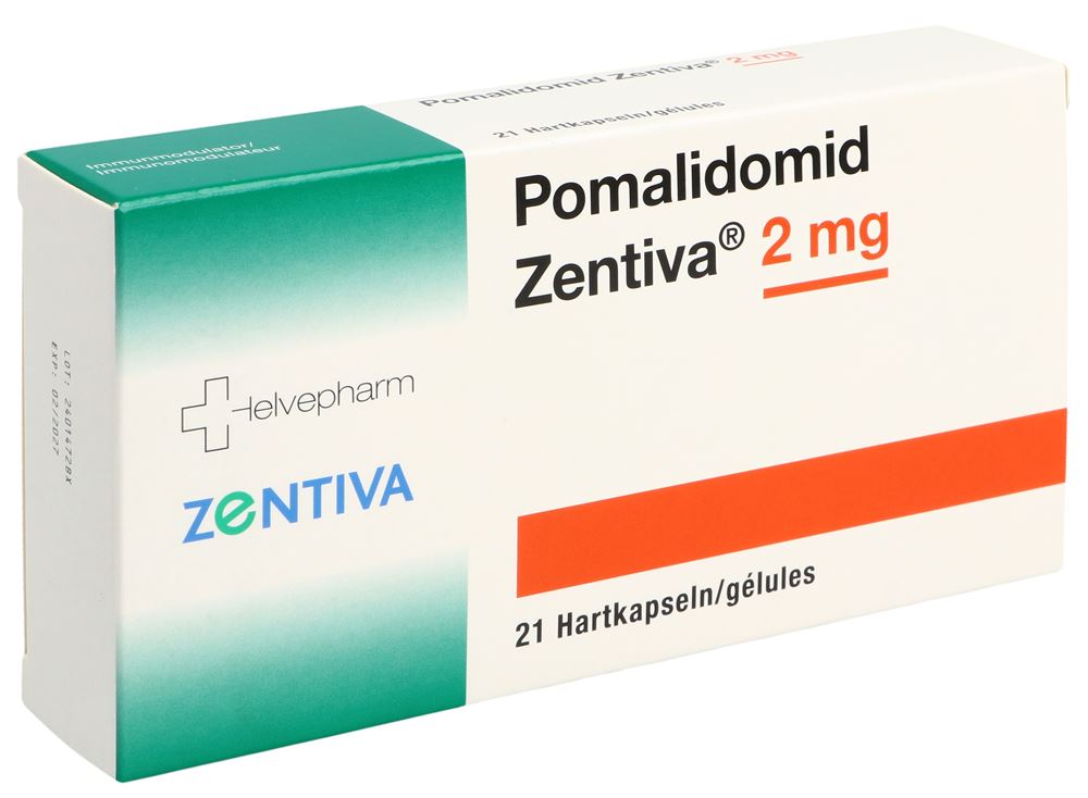 POMALIDOMID Zentiva caps 2 mg 21 pce