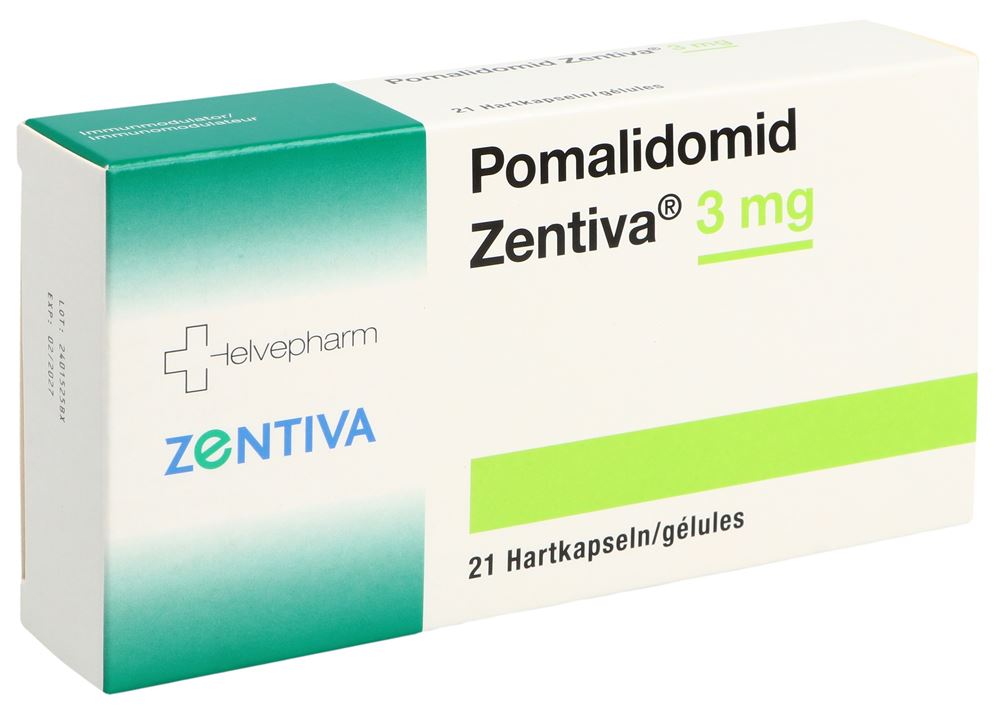 POMALIDOMID Zentiva caps 3 mg 21 pce