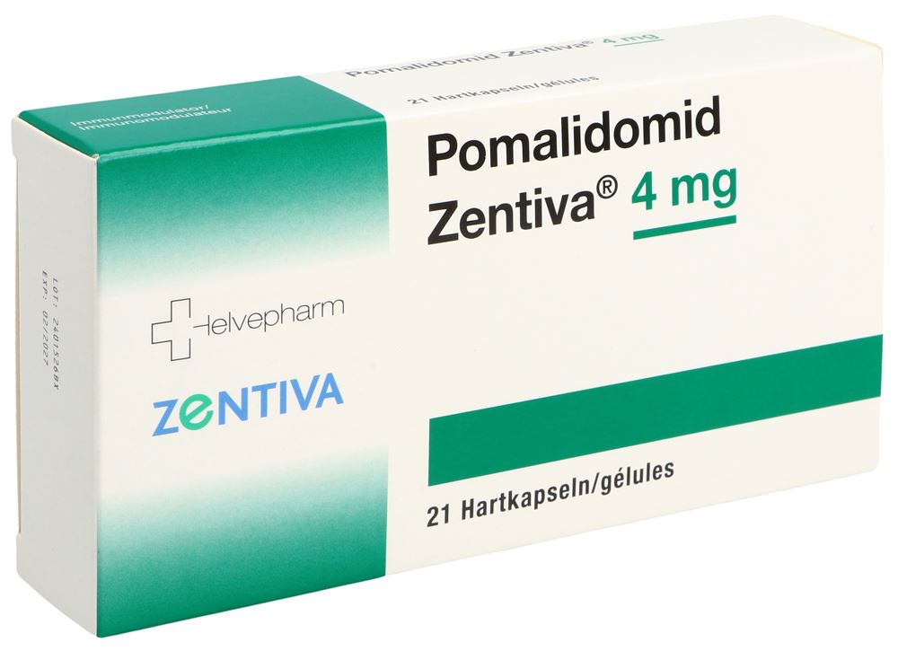 POMALIDOMID Zentiva caps 4 mg 21 pce