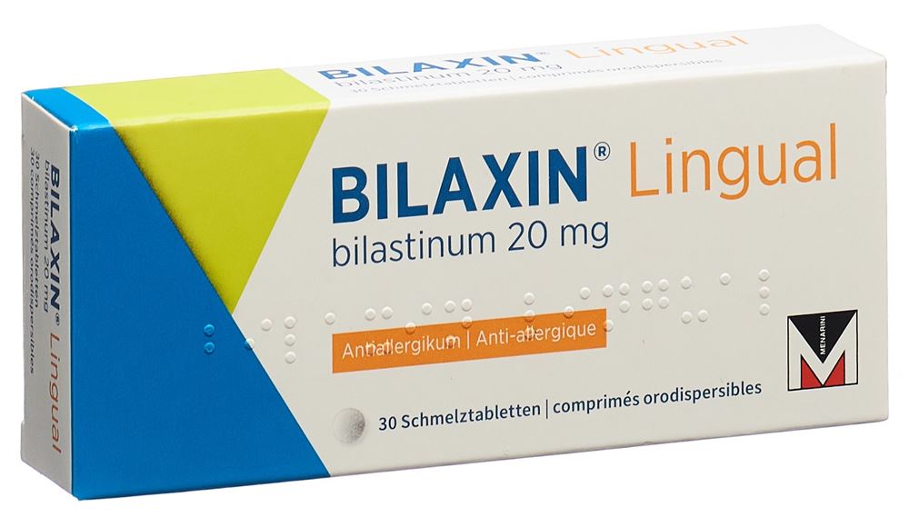 BILAXIN lingual cpr orodisp 20 mg 30 pce