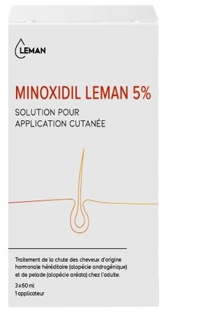 Minoxidil Leman 50 mg/ml, solution pour application cutanée