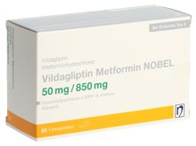 VILDAGLIPTIN Metformin NOBEL 50/500 mg 60 pce