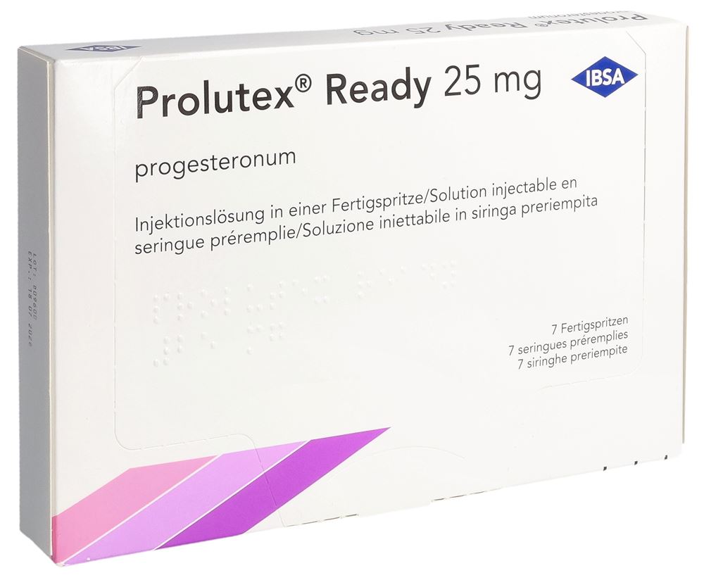 PROLUTEX Ready sol inj 25 mg/1.112ml ser pré 7 pce