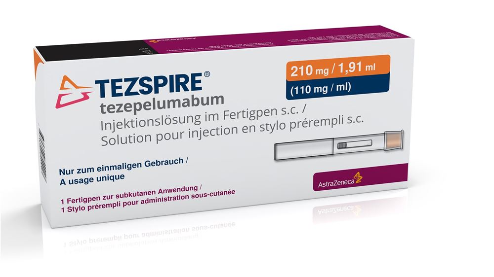 TEZSPIRE sol inj 210 mg/1.91ml stylo pré 1.91 ml