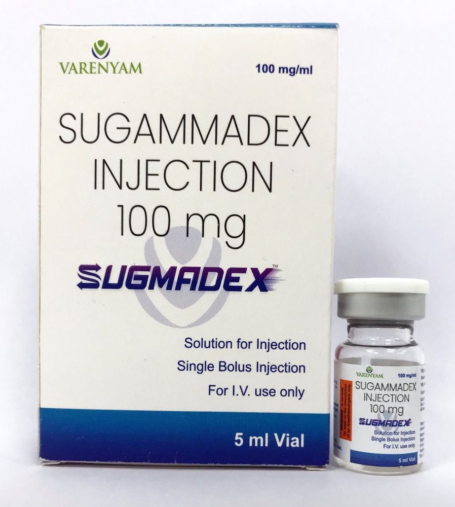 Sugammadex Zentiva 500 mg/5 ml, Injektionslösung