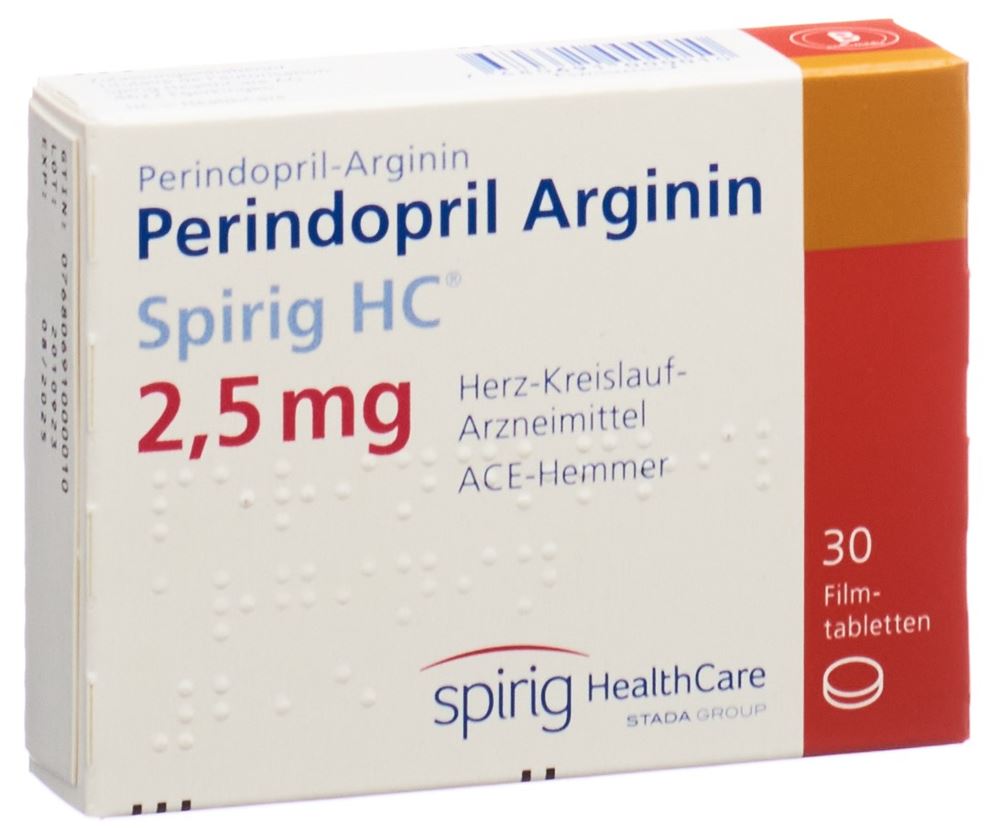 PERINDOPRIL ARGININE Spirig HC 2.5 mg 30 pce