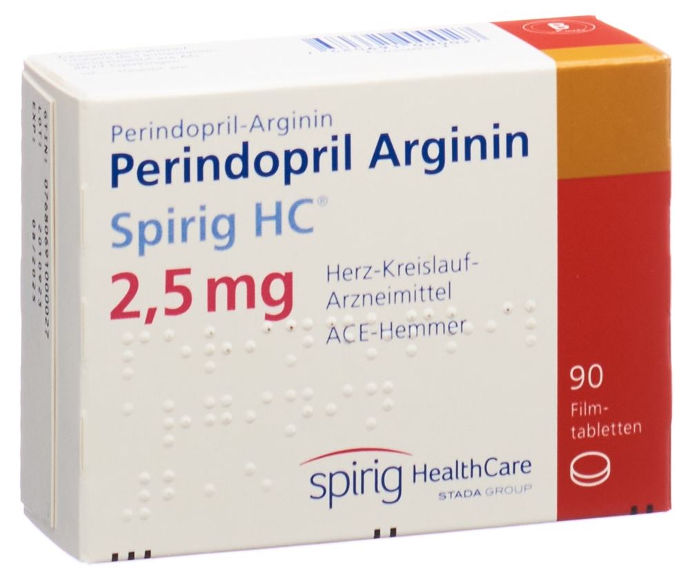 PERINDOPRIL ARGININE Spirig HC 2.5 mg 90 pce