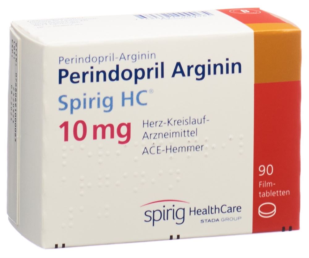 PERINDOPRIL ARGININE Spirig HC 10 mg 90 pce
