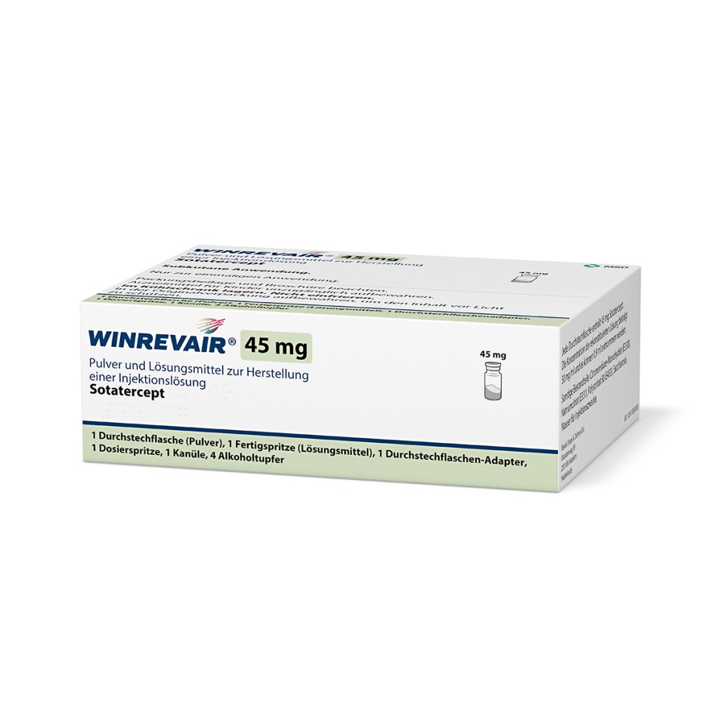 Winrevair 45 mg, Pulver zur Herstellung einer Injektionslösung