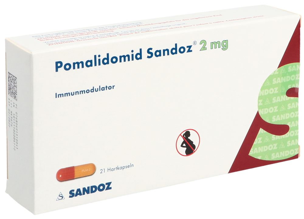 POMALIDOMIDE Sandoz caps 2 mg 21 pce
