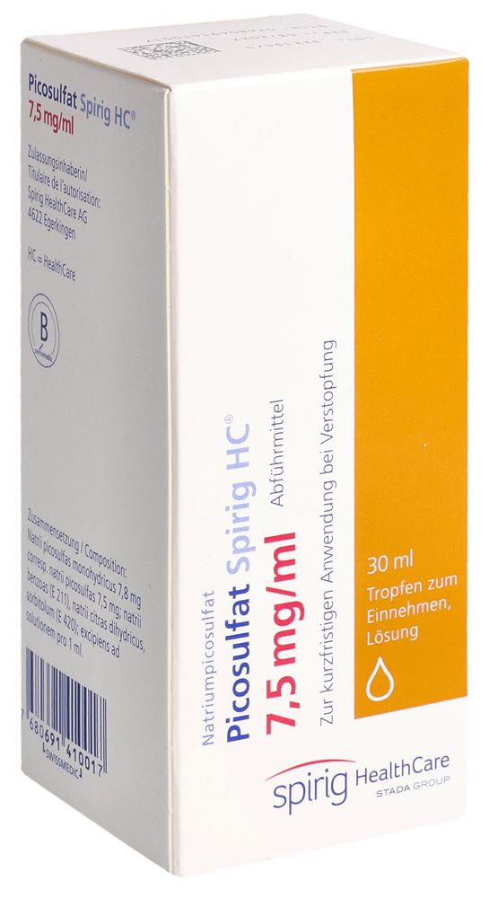 PICOSULFATE Spirig HC gtt 7.5 mg/ml 30 ml