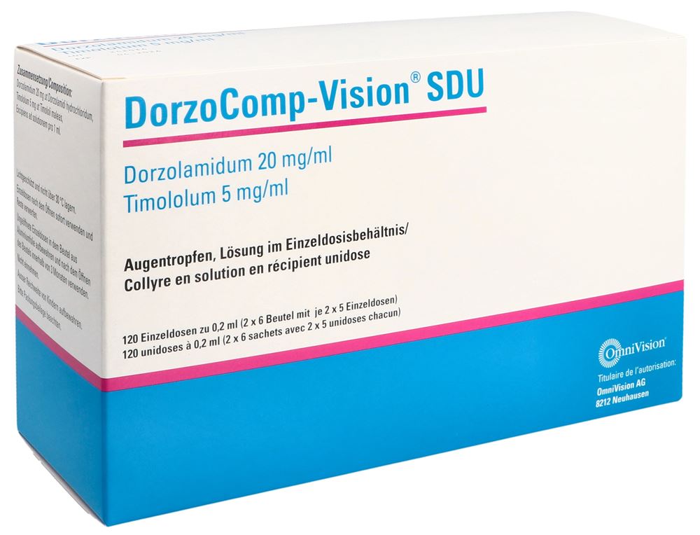 DORZOCOMP-VISION SDU 20mg/ml, 5mg/ml 120 x 0.2 ml