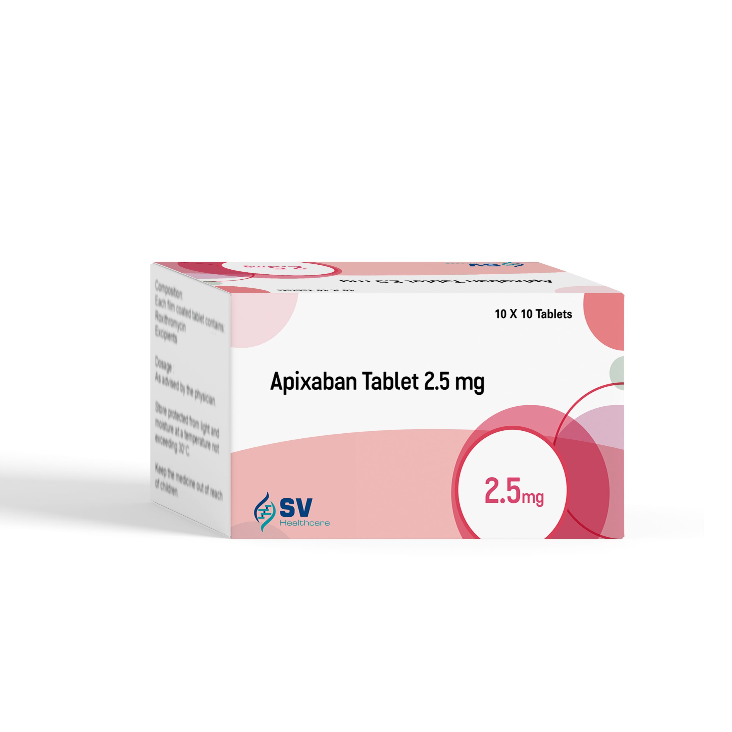 Apixaban-Mepha 2.5 mg, Filmtabletten