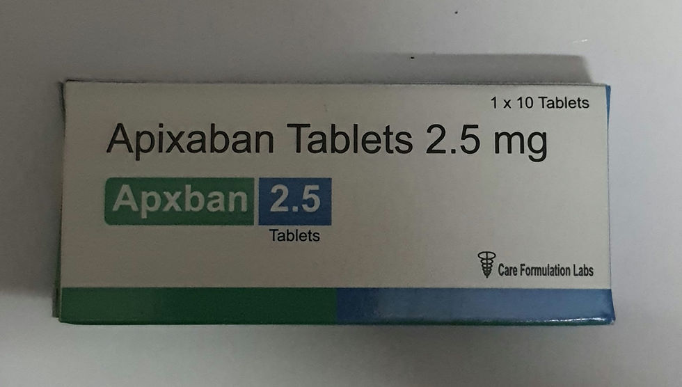Apixaban-Mepha 2.5 mg, Filmtabletten