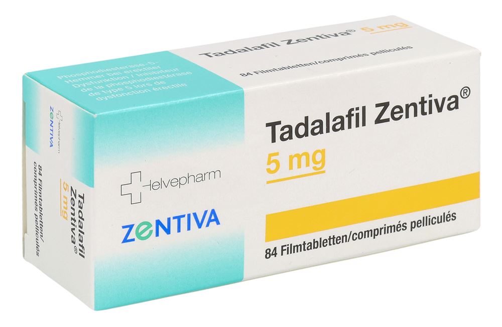TADALAFIL Zentiva cpr pell 5 mg 84 pce