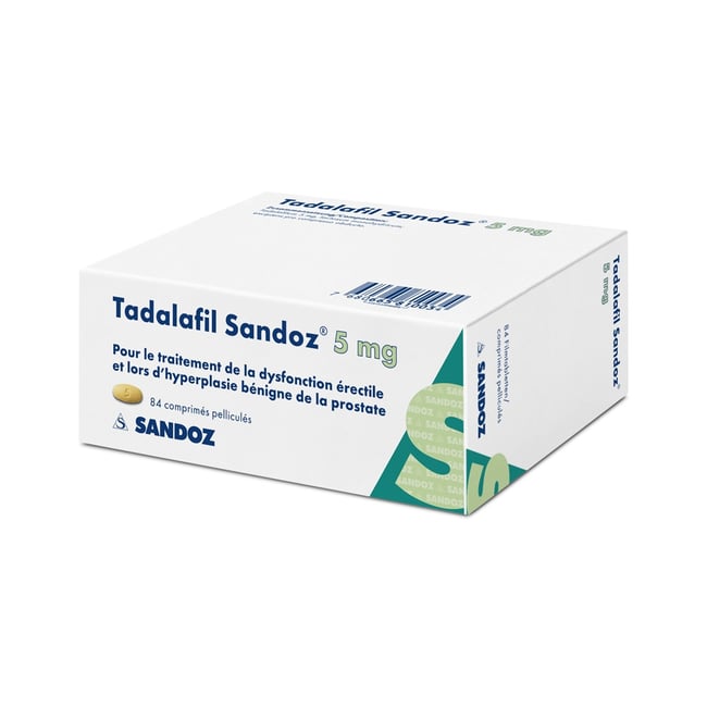 Tadalafil Zentiva 5 mg, Filmtabletten