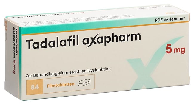 Tadalafil Zentiva 5 mg, Filmtabletten