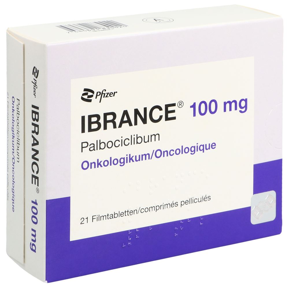IBRANCE cpr pell 100 mg 21 pce