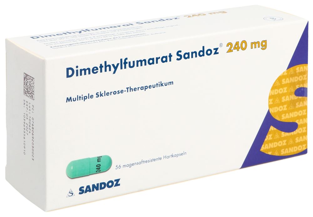 DIMETHYLFUMARATE Sandoz caps 240 mg 56 pce