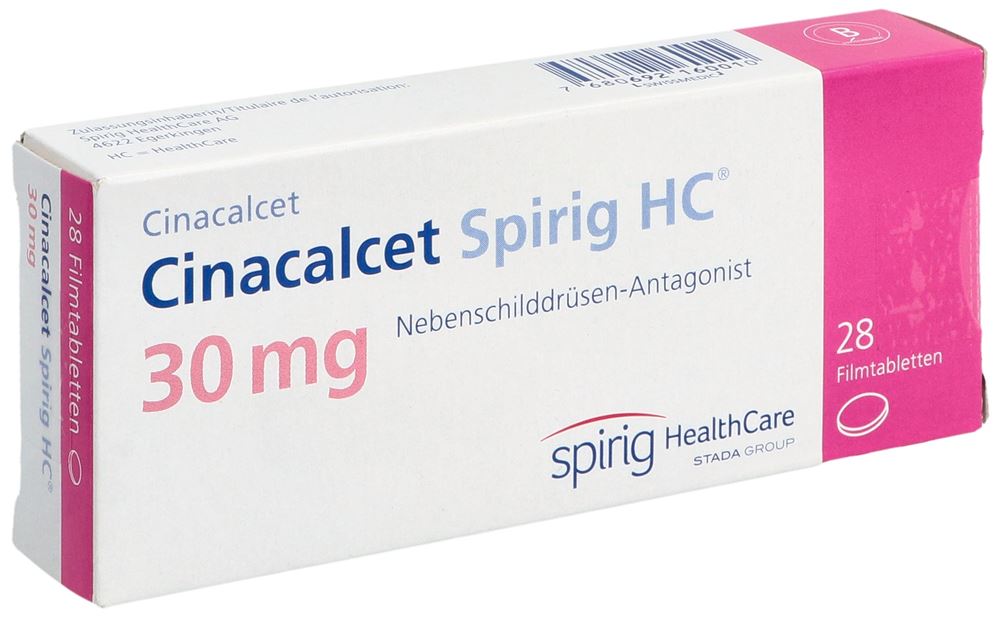 CINACALCET Spirig HC cpr pellic 30 mg 28 pce