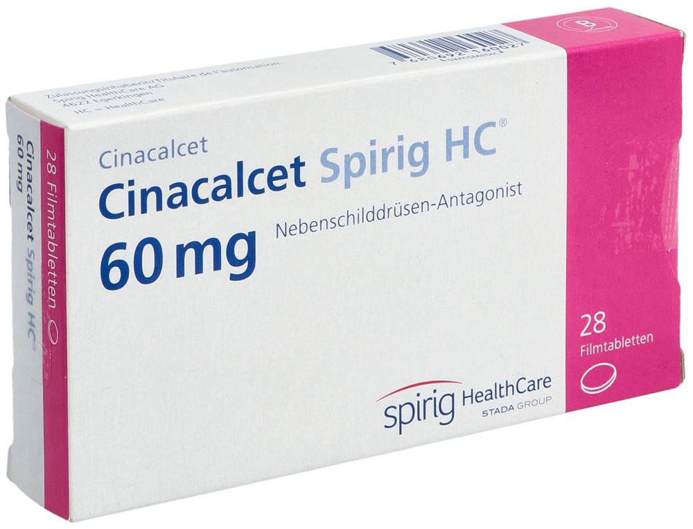 CINACALCET Spirig HC cpr pellic 60 mg 28 pce