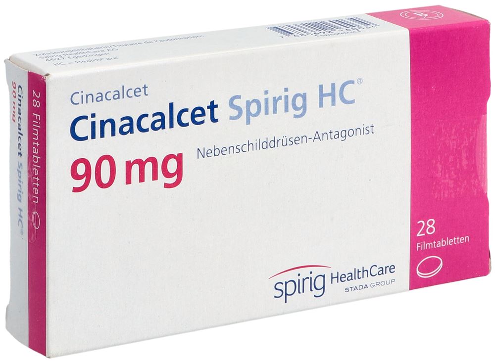 CINACALCET Spirig HC cpr pellic 90 mg 28 pce