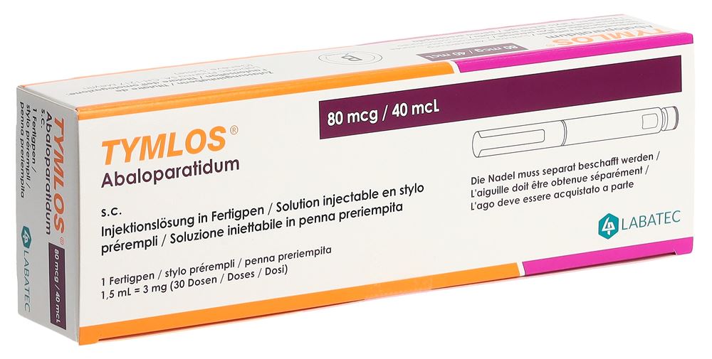 TYMLOS sol inj 80 mcg/0.04ml stylo pré 0.04 ml