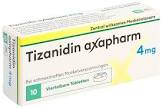 TIZANIDINE axapharm cpr 4 mg 10 pce