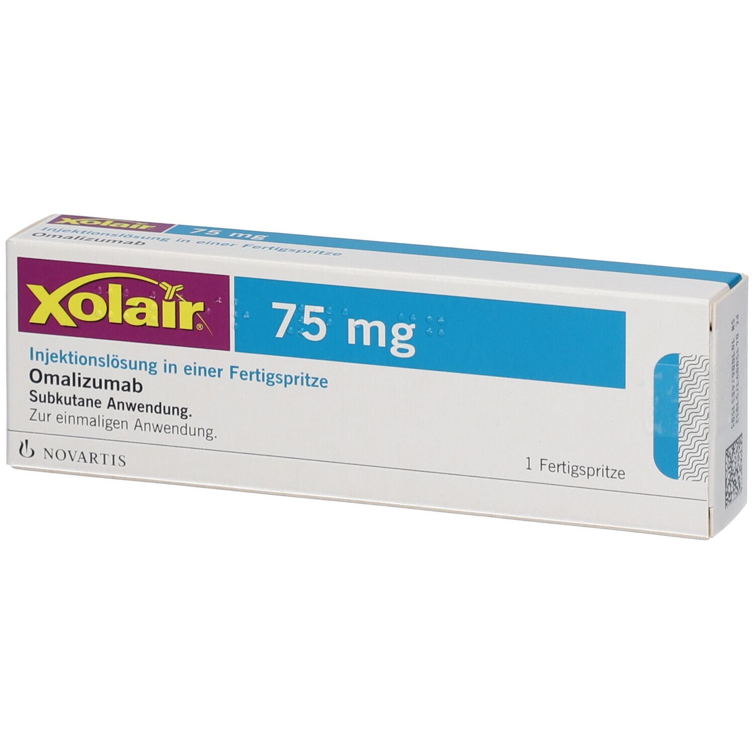 Xolair 75 mg/0.5 ml, Injektionslösung in einem Fertigpen