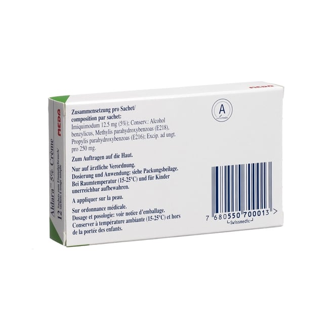 IMIQUIMOD Leman crème 5 % sach 12 pce