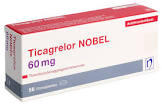 Ticagrelor NOBEL 60 mg, Filmtabletten