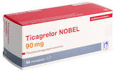 Ticagrelor NOBEL 90 mg, Filmtabletten