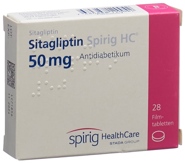 VILDAGLIPTIN Metformin Spirig HC 50/500mg 180 pce