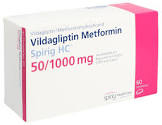 VILDAGLIPTIN Metformin Spirig HC 50/1000mg 60 pce