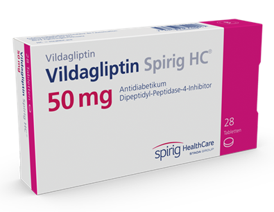 VILDAGLIPTIN Metformin Spirig HC 50/1000mg 180 pce