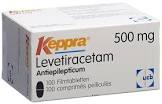 Levetiracetam Spirig HC 500 mg, Filmtabletten