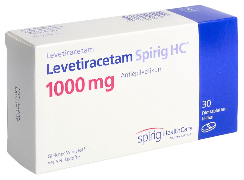 LEVETIRACETAM Spirig HC 1000 mg (n) 30 pce