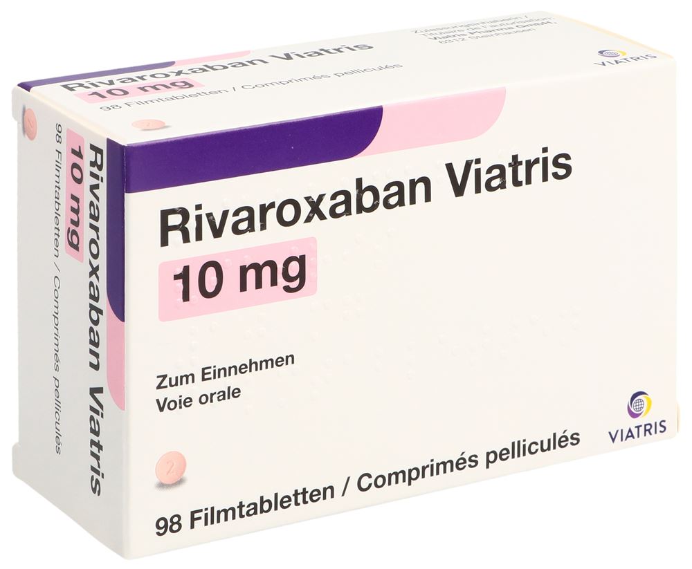 RIVAROXABAN Viatris cpr pell 10 mg 98 pce