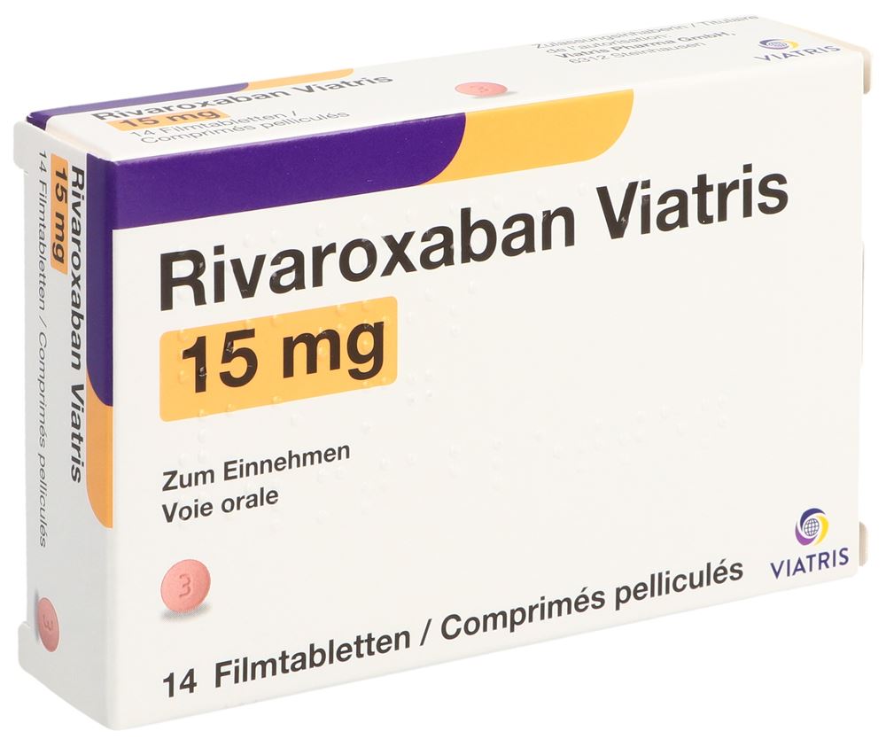 RIVAROXABAN Viatris cpr pell 15 mg 14 pce