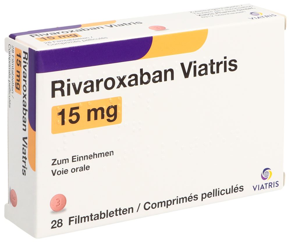RIVAROXABAN Viatris cpr pell 15 mg 28 pce