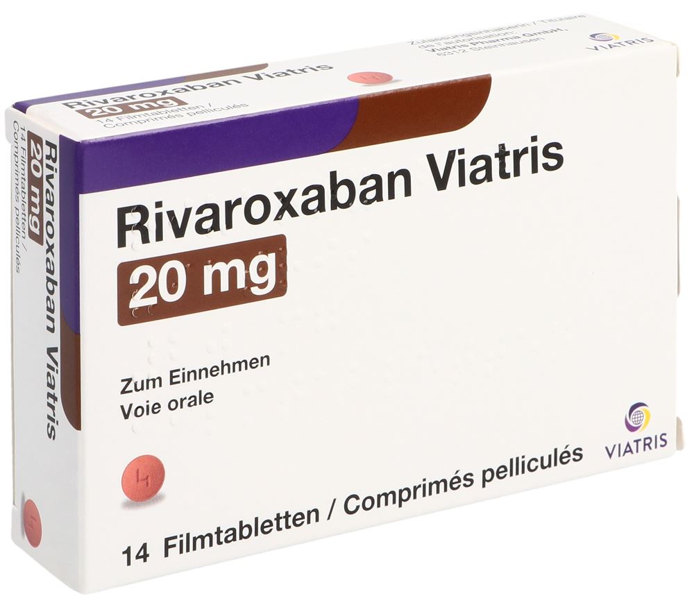 RIVAROXABAN Viatris cpr pell 20 mg 14 pce