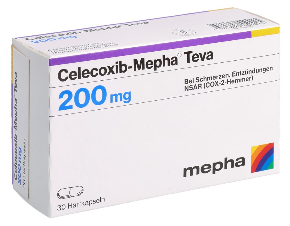 CELECOXIB MEPHA Teva caps 200 mg 30 pce