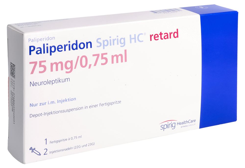 PALIPERIDONE Spirig HC ret susp inj 75 mg/0.75ml