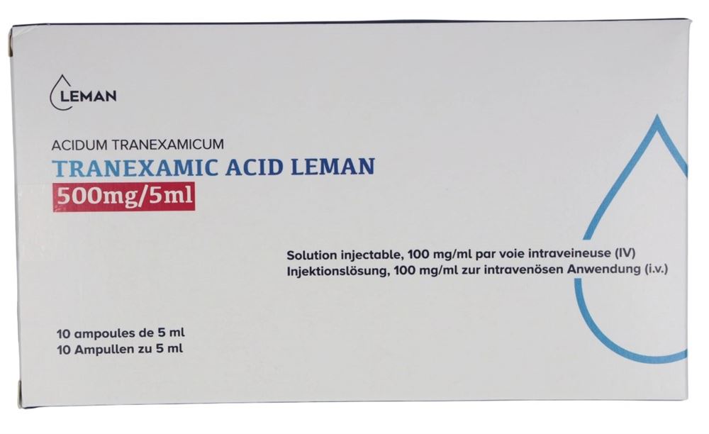 TRANEXAMIC ACID Leman 500 mg/5ml amp 10 pce