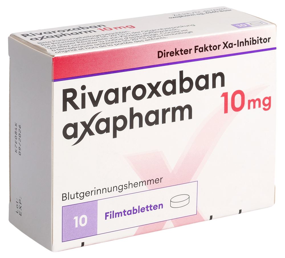 RIVAROXABAN axapharm cpr pell 10 mg 10 pce