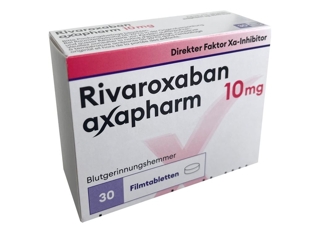 RIVAROXABAN axapharm cpr pell 15 mg 14 pce