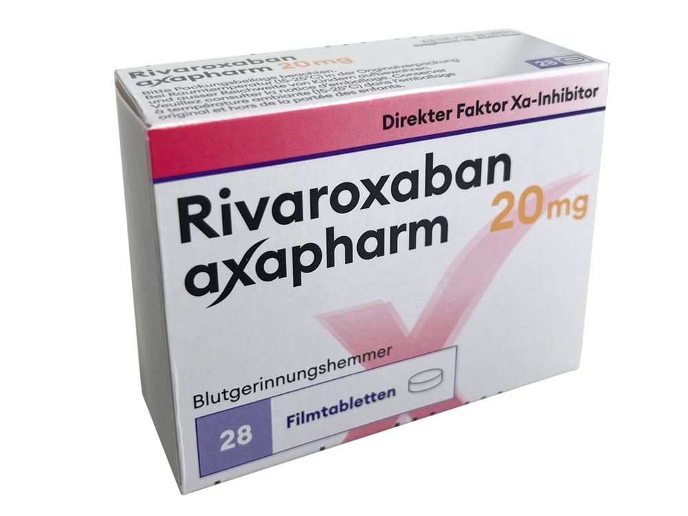 RIVAROXABAN axapharm cpr pell 20 mg 28 pce