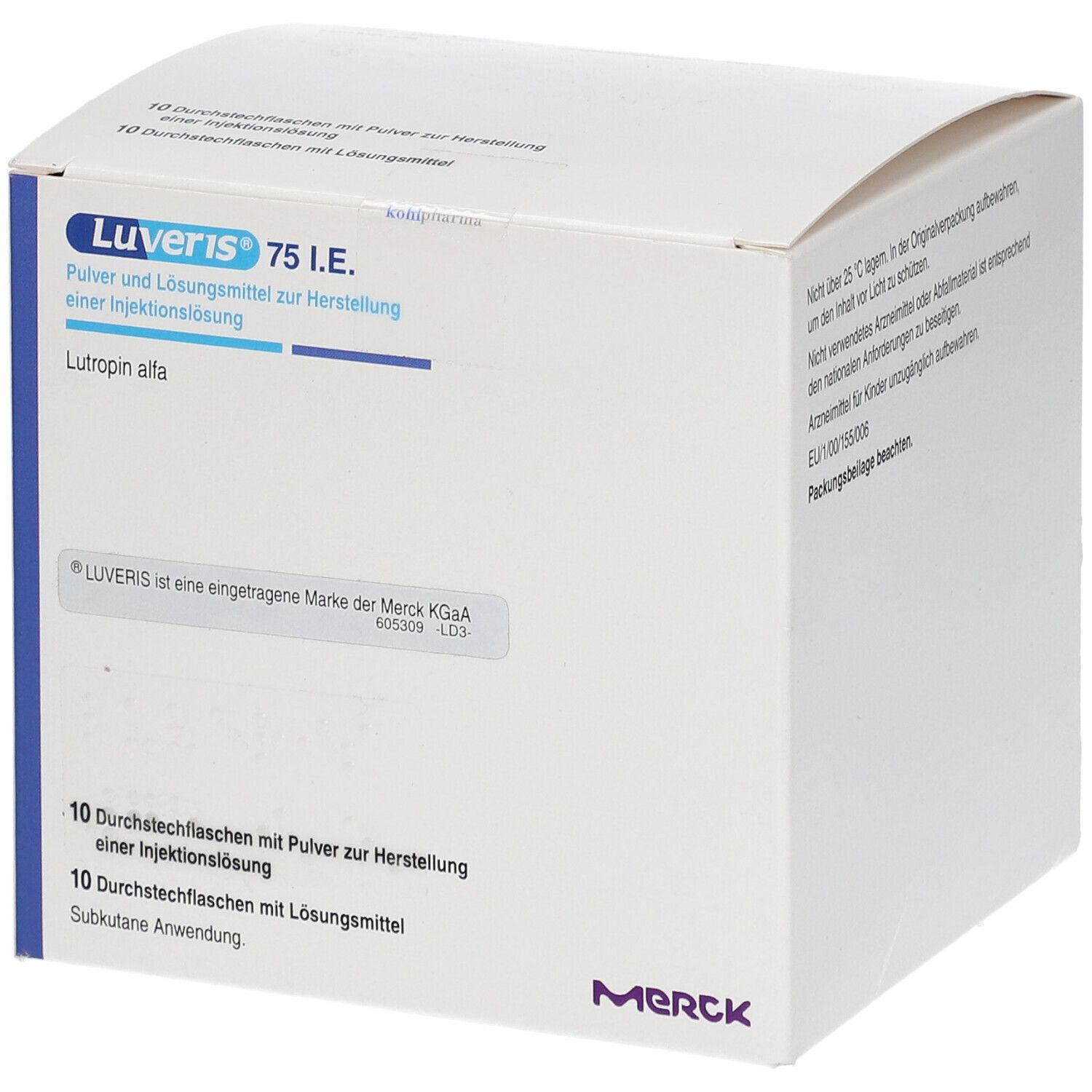 Altuvoct 750 I.E., Pulver und Lösungsmittel zur Herstellung einer Injektionslösung