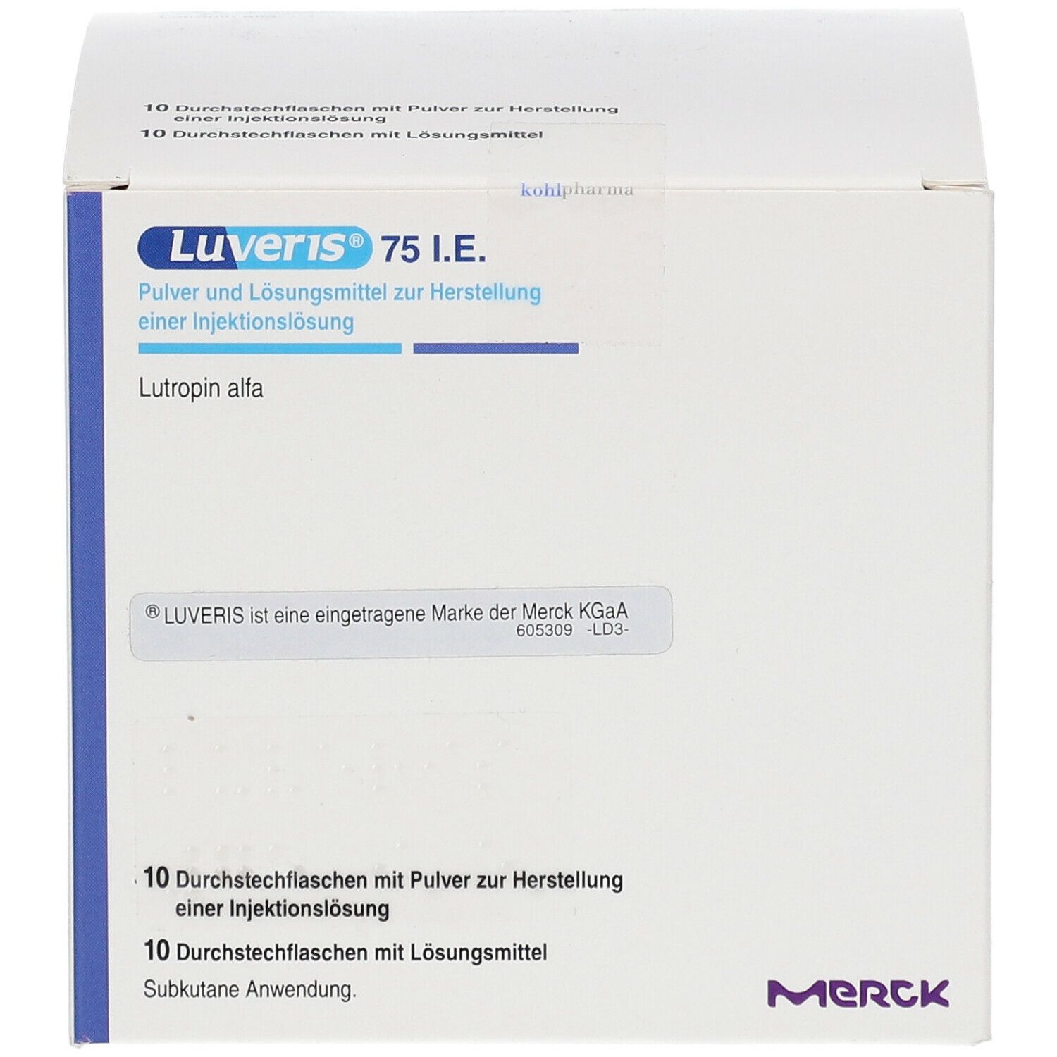 Altuvoct 750 I.E., Pulver und Lösungsmittel zur Herstellung einer Injektionslösung