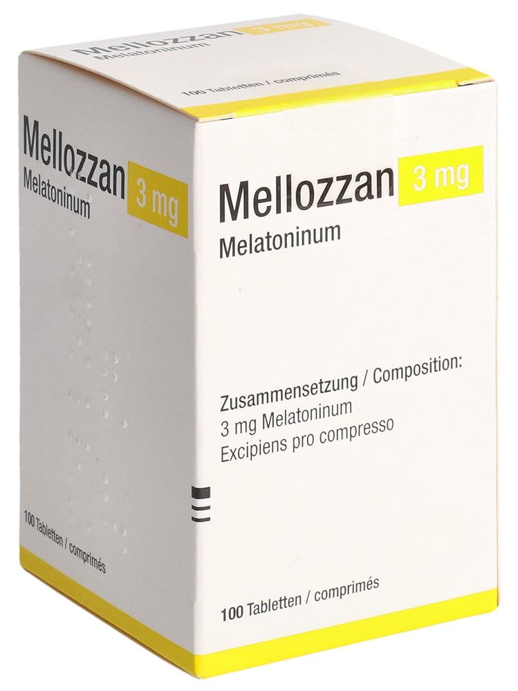 MELLOZZAN cpr 3 mg fl 100 pce